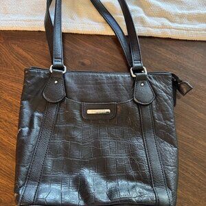 Stone & Co Black Leather Shoulder Bag